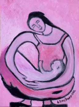 Mother and Child - Pink #1